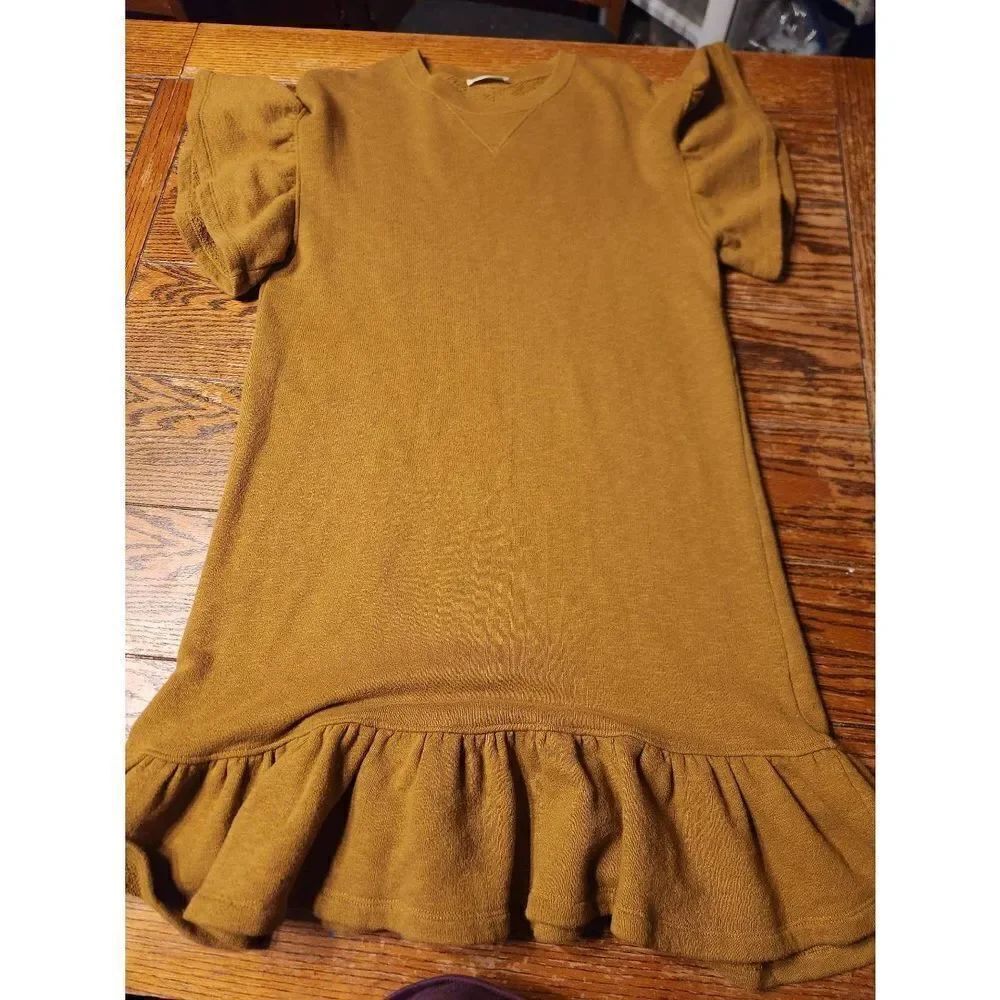 Ulla Johnson Tillie Ruffle Sweatshirt Dress sz Small